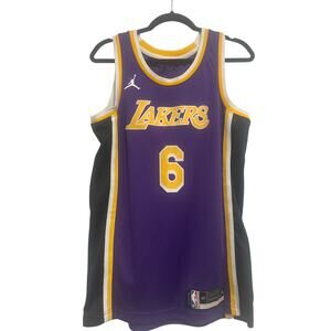 EUC - Nike Jordan Brand LeBron James LA Lakers Player Jersey - Statement Edition